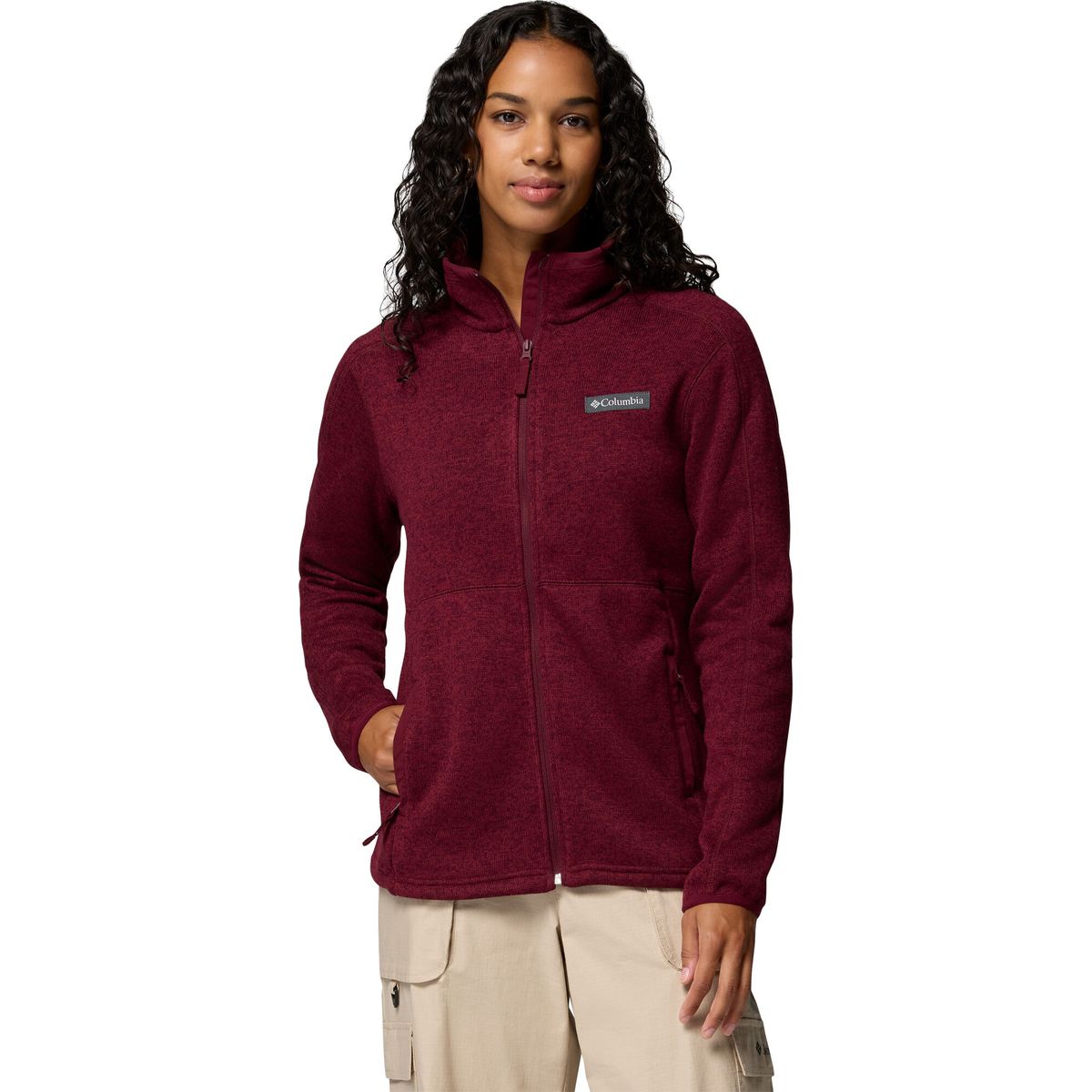Columbia Sweater Weather Full Zip II rich wine heather (624) S 208572-2085724-624-S