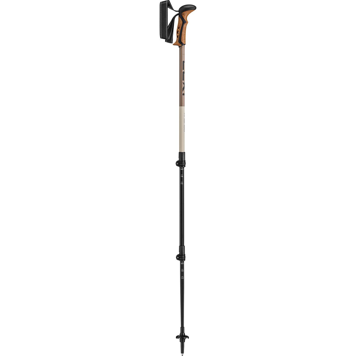 LEKI Khumbu black-pale clay light-pale clay dark 110 - 145 cm