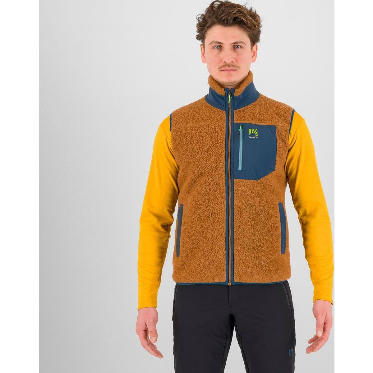Karpos Moiazza Retrò Fleece Vest nuthatch/midnight (113) 3XL 2531078-113-3XL