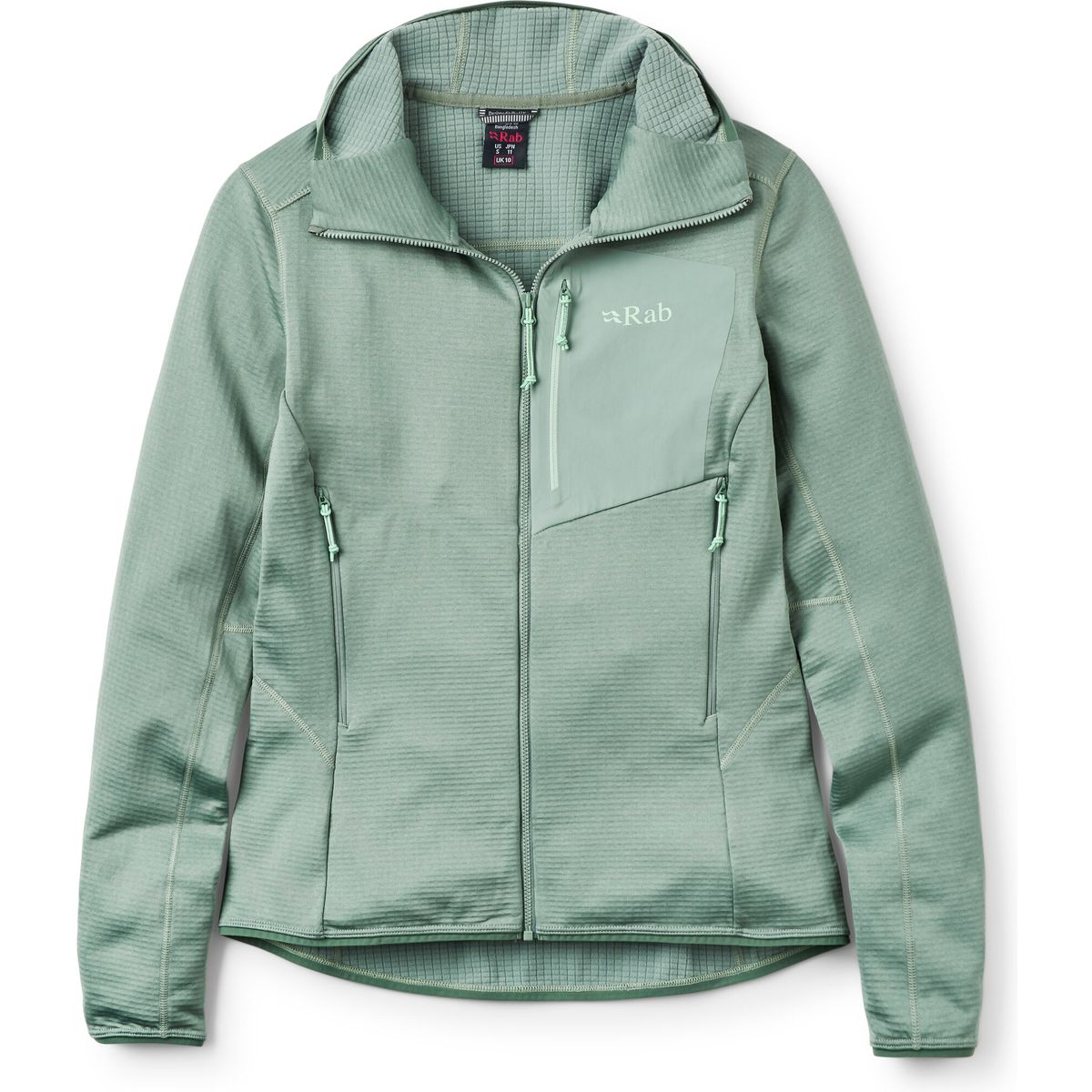 Rab Ascendor Light Hoody Wmns dark fig green (DFG) 10 QFG-59-DFG-10