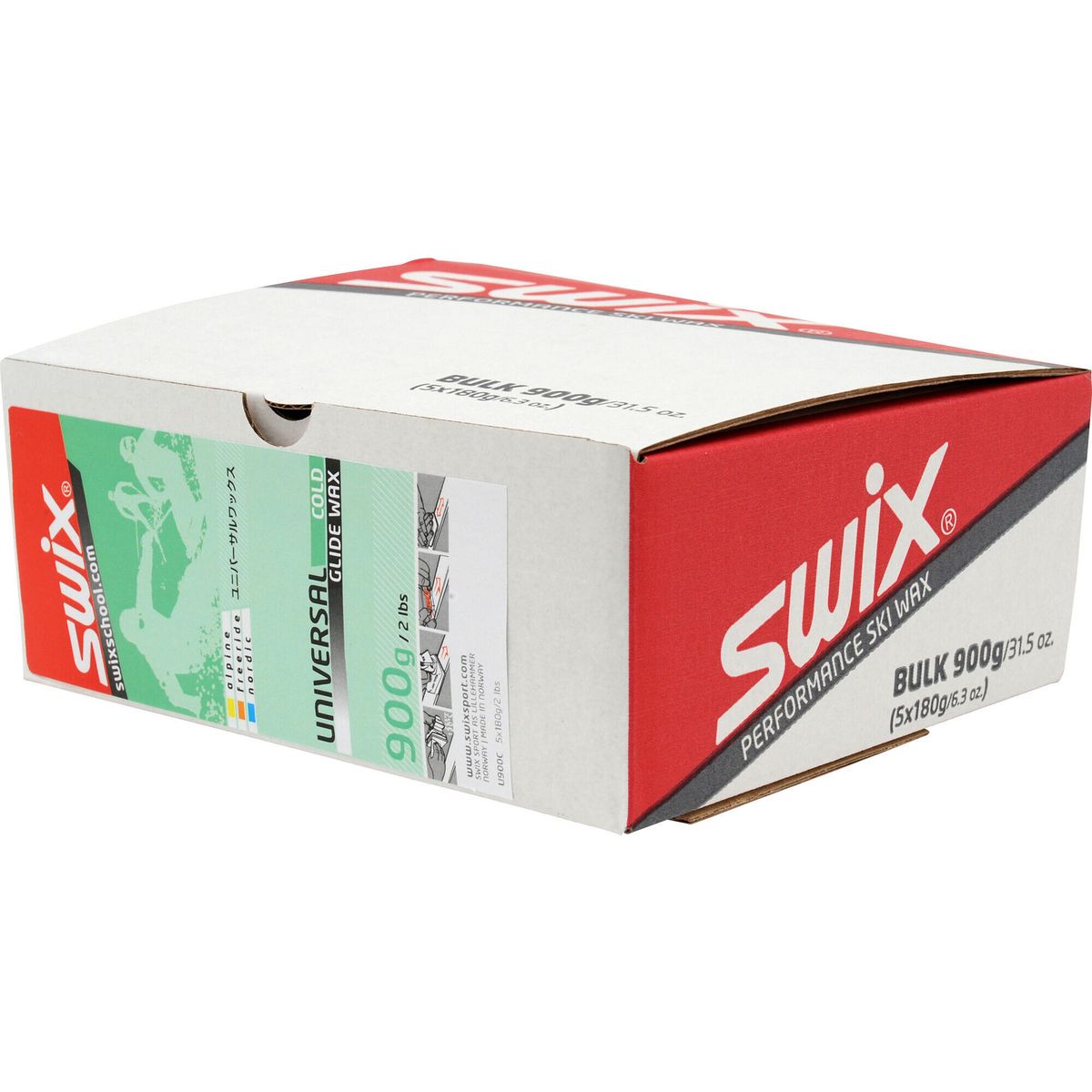 Swix U900C Uni Wax 900g.Cold (5x180g) u900c uni wax 900g cold (5x180g) (U900C)