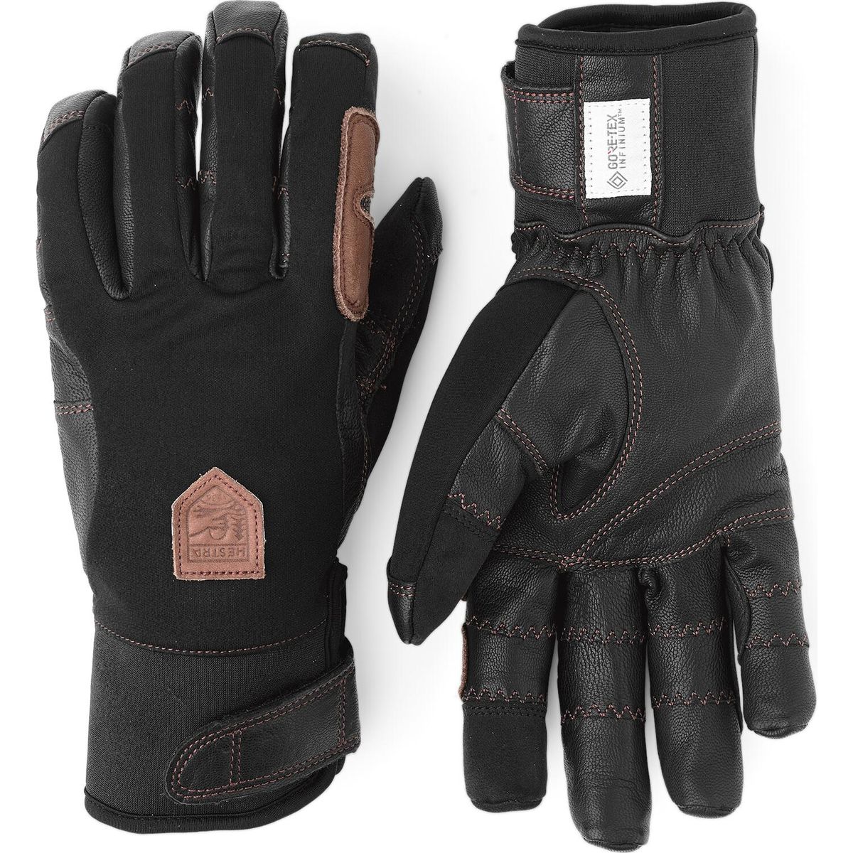 Hestra Ergo Grip Equestrian - 5 Finger black (100) 9 38860-100-9