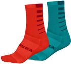 Damen Coolmax Stripe Socken (zweierpack)