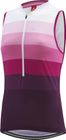 Women Bike Sleeveless Jersey Half Zip Rainbow
