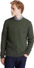 Mens Cable Crew Neck Sweater