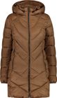 Woman Parka Snaps Hood