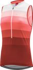 Women Bike Sleeveless Jersey Half Zip Rainbow