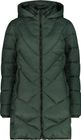Woman Parka Snaps Hood