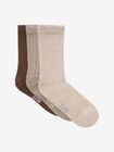 Wool Socks - rib 3-pack