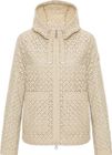 Hooded Jacket Made BY Sangallo Effect Fabric