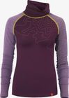 Langarm-shirt Merino Innergebirg Flieder Dunkel
