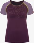 Kurzarm-shirt Merino Innergebirg Flieder Dunkel