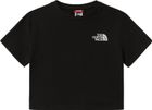 Womens Short Sleeve Essential Cropped Slim Tee