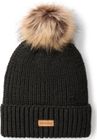 Womens Chunky Knit Pom Beanie