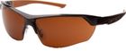 Half Frame Ratcheting Temple Safety Glasses