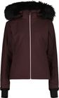 Woman Ski Ski Jacket Zip Hood