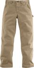 Relaxed Straight Twill Trousers