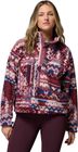 Women's Helvetia II Cropped Sherpa Half Snap Printed Fleece