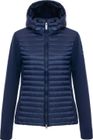 Hybrid Nylon Jacket With Hood AND Insert IN Sweat AND Knit