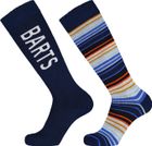 Basic Skisock 2 Pack Stripe