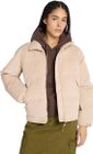 Womens Synthetic Insulated Waterproof Corduroy Puffer J