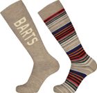 Basic Skisock 2 Pack Stripe