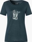 W Flower Boots Tee