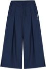Cotton Poplin Wide Legged Trousers