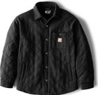Rain Defender Loose Fit Heavyweight Quilted Snap Front Shirt Jac