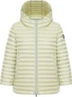 Quilted Hoodie Cape, Natural Down Light Weight