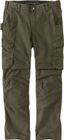 Relaxed Straight Steel Rugged Flex Ripstop Double-front Cargo Trousers