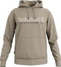 Mens Embroidered Logo Loopback Hoodie