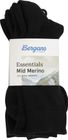 Essentials Mid Merino Sock 3pk