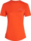 Women Merino Blend 125 Cool-lite Sphere Short Sleeve Tee Across The Peaks