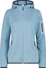 Woman Fleece Fleece Jacket Fixed Hood
