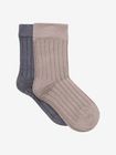 Ankle Sock - rib (2-pack)