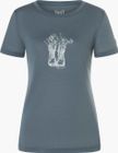 W Flower Boots Tee