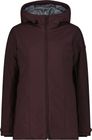 Woman Padded Padded Long Jacket Zip Hood