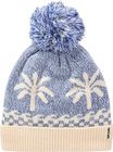 Jacquard Pom Pom Beanie