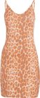 Seasonal Essentials Leopard Print Mini-dress With 3-Stripes