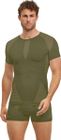 Herren Tight Fit-shirt Warm