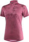 Women Bike Shirt Half Zip Leaf