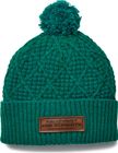Cable Cuff Pom Beanie