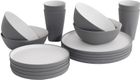 Gala 4 Person Dinner Set Grey Mist