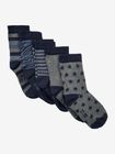 Sock w. Pattern (5-pack)