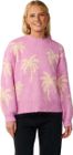 Retro Swell Palm Jacquard Crew
