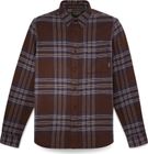 Mens Flannel House Check Shirt (regular)