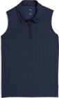 W Plaid Knit SL Polo