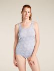 W Mer 150 Siren Tank Fresh Ferns AOP