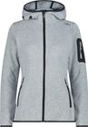 Woman Knit Fleece Fix Hood